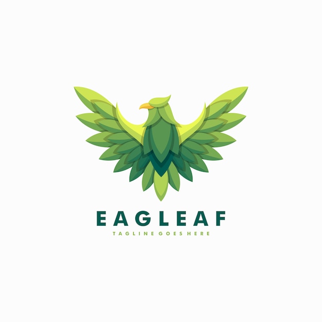 Eagle leaves Illustration Vector Template