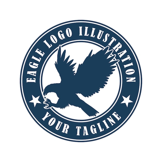 eagle logo badge design