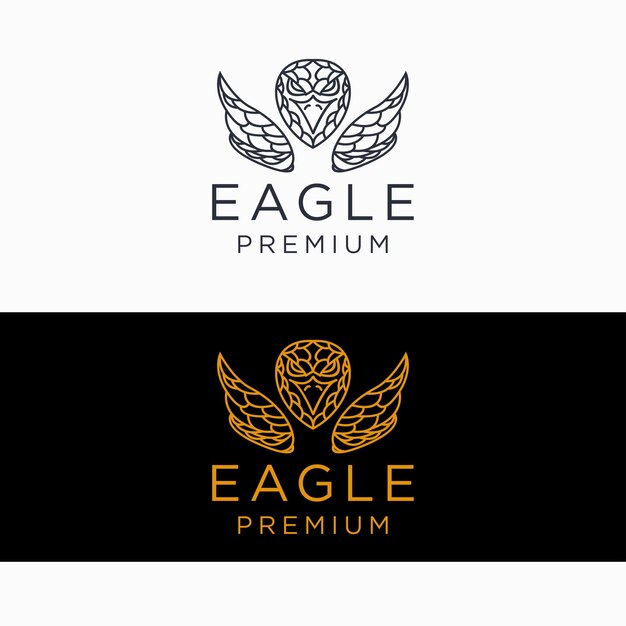 Eagle logo design icon template