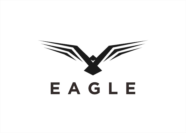 eagle logo design vector illustration