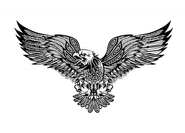 Eagle logo isolated