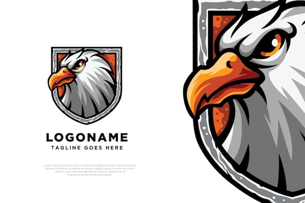 Eagle Logo Mascot Design