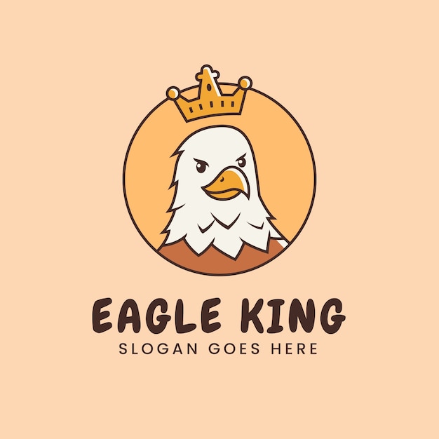 Eagle logo template design