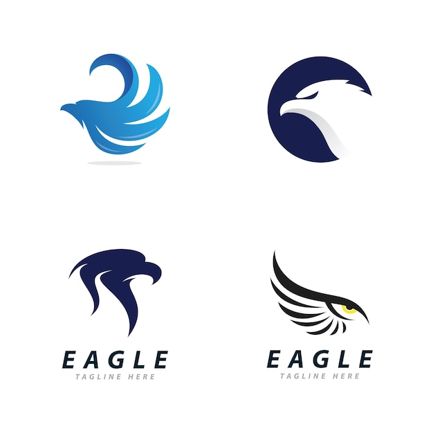 Eagle Logo Vector Creative eagle icon Template illustration