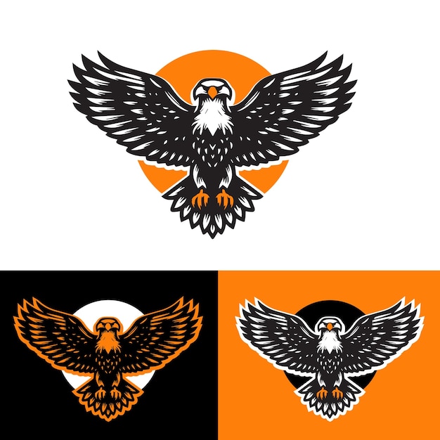 eagle logo vector illustration