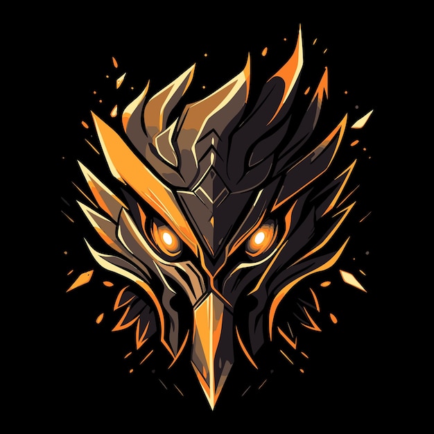 Eagle Mascot Logo for Esport Eagle Tshirt Design Eagle Logo Eagle Sticker