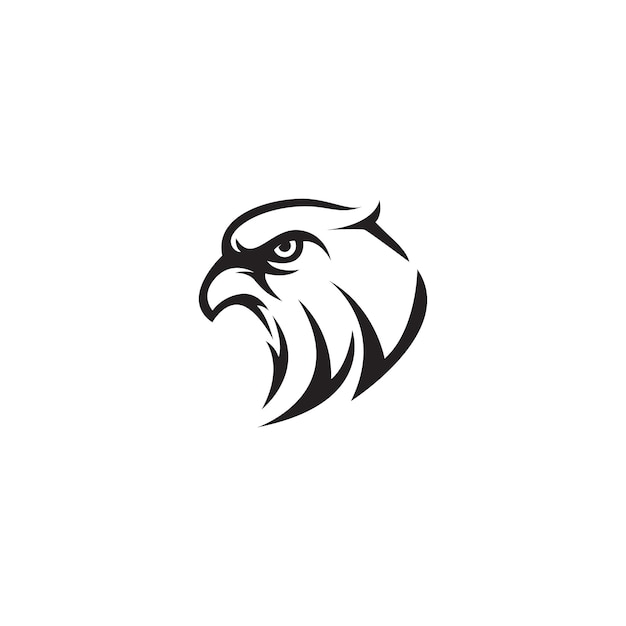 Eagle silhouette logo template design