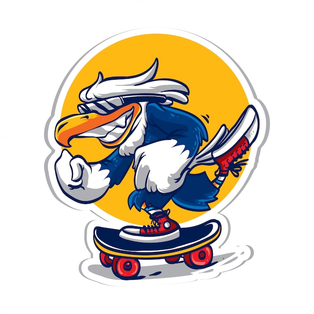 eagle skate sticker