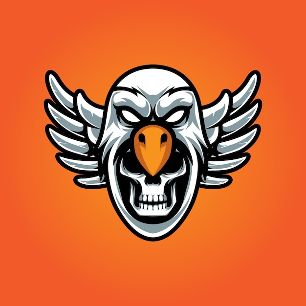 Eagle and Skull e sport logo