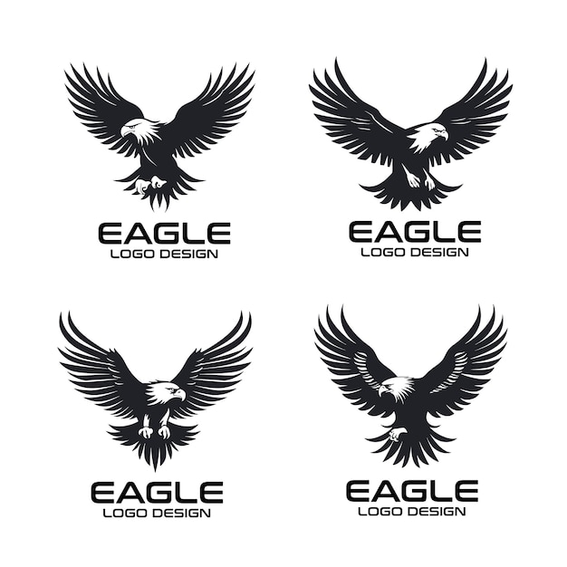 Eagle vector logo design