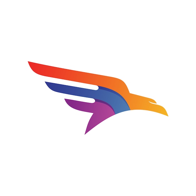 Eagle Wing Logo Vector