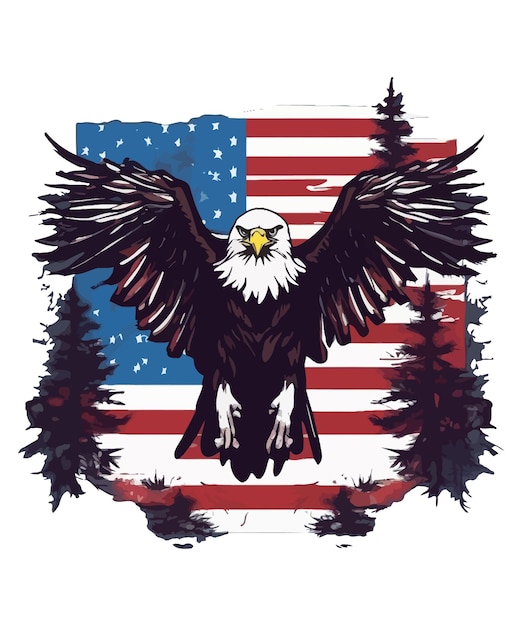 an eagle with the words  eagle  on the side of it