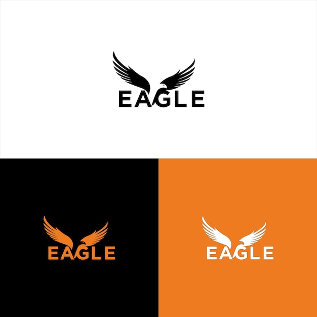 Eagle wordmark logo design inspiration