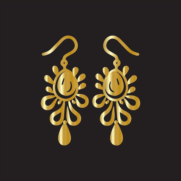 Vector earring svg