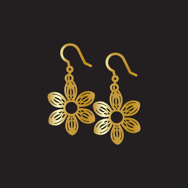 Vector earring svg