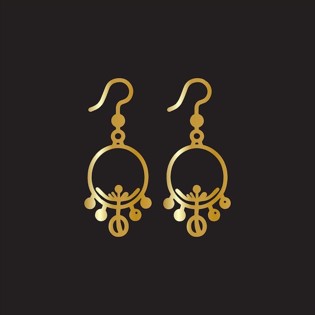 Vector earring svg