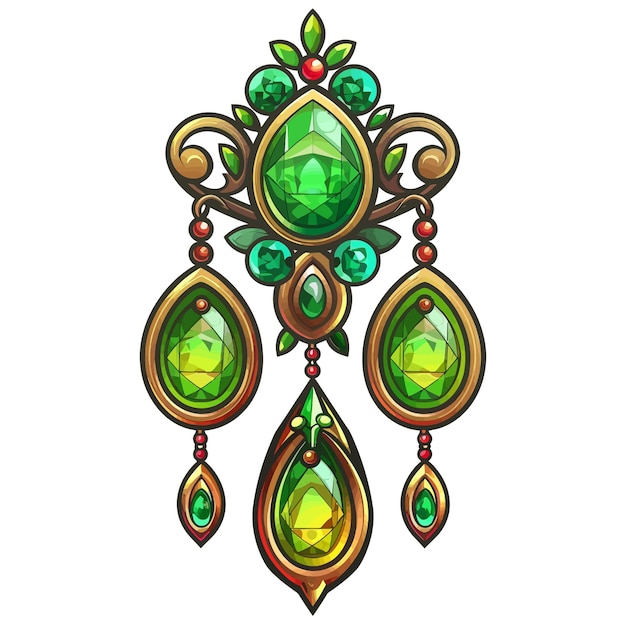 Earring vector