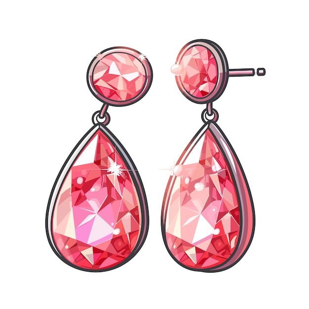 Earring vector