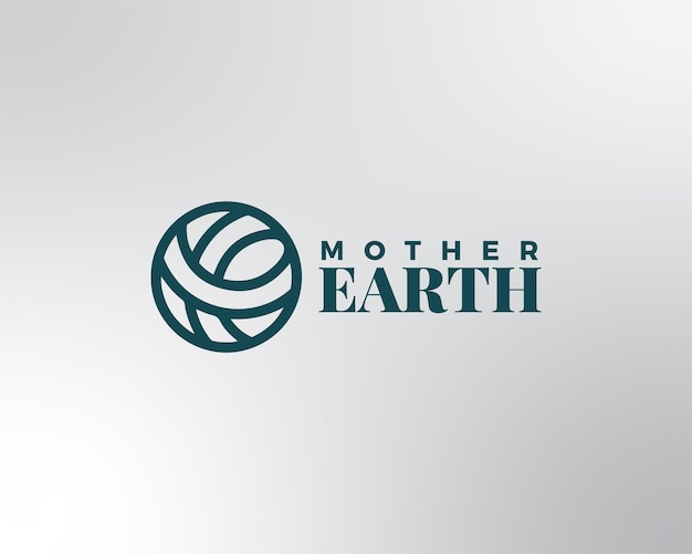 Vector earth day 22 april text vector illustration earth day logo design