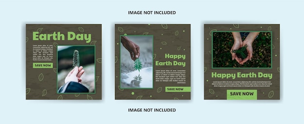 Earth Day Banner Template