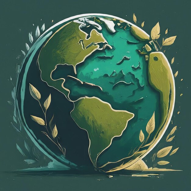 earth day environmental concept vector illustration earth day environmental concept vector