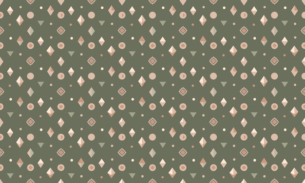 Earthy Elegance Geometric Harmony in Seamless Patterns