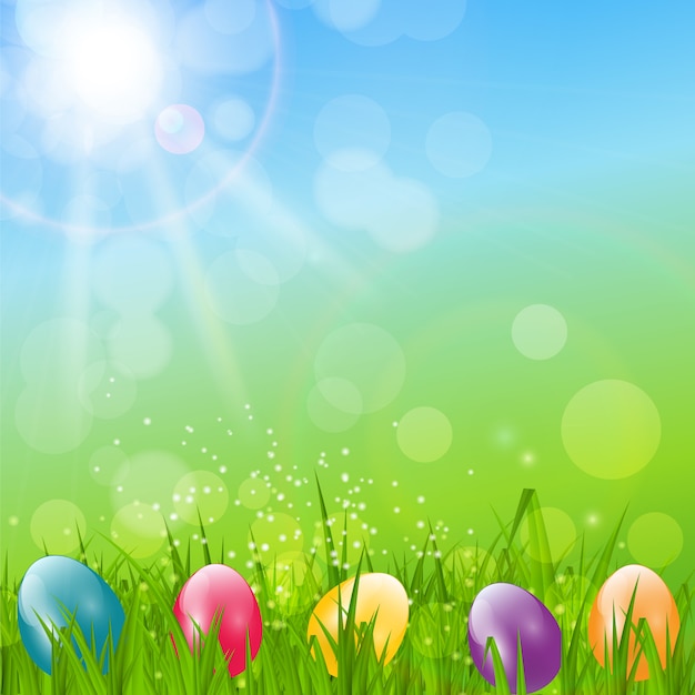 Easter Background   Illustration