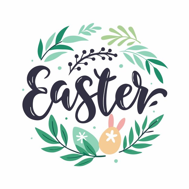 Vector easter background vector design on a isolated white background 8