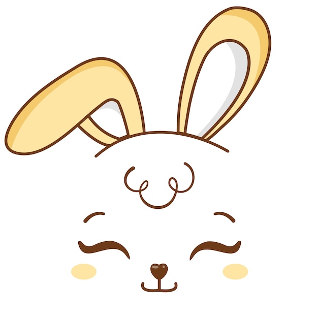 Easter bunny Card Vector