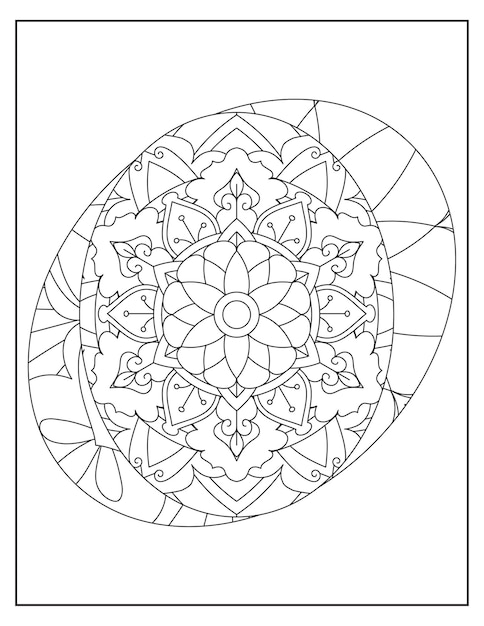 Easter coloring page KDP