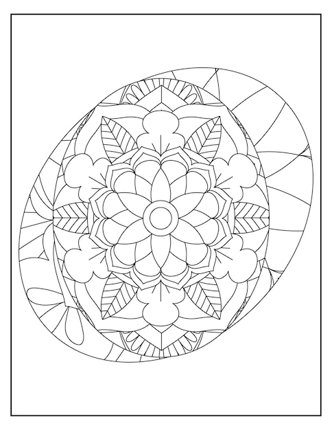 Easter coloring page KDP