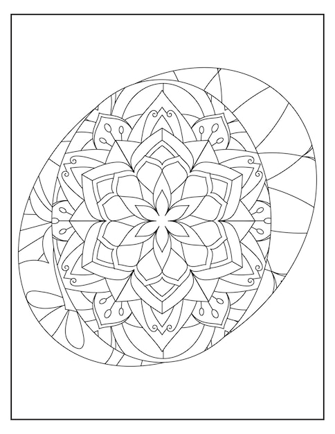 Easter coloring page KDP