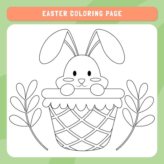 Easter coloring page