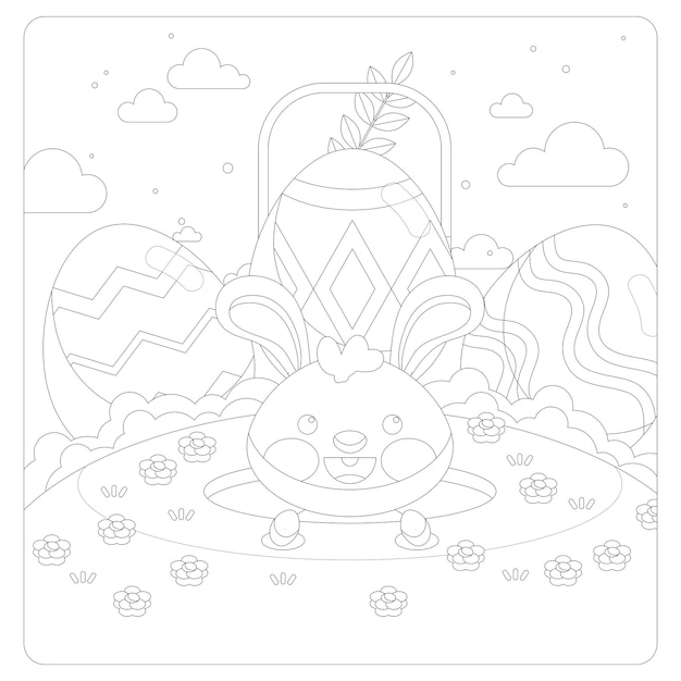 Easter coloring pages for kids