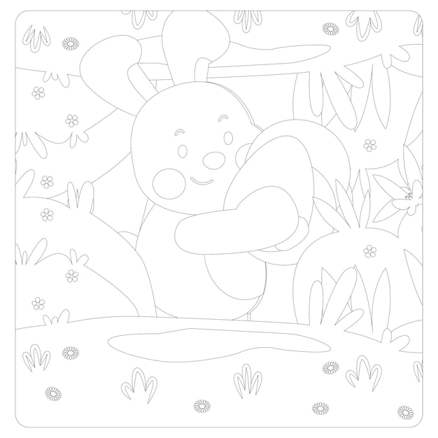 Easter coloring pages for kids