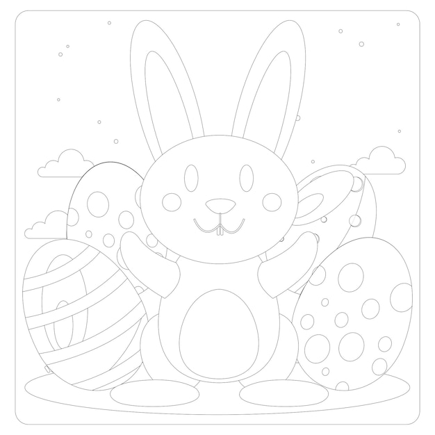 Easter coloring pages for kids