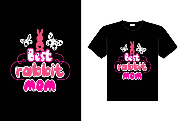 Vector easter day typography egg lettering t-shirt design holiday greeting cute bunny vector art