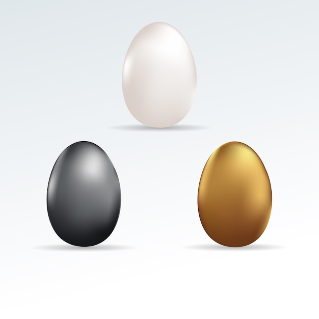 Easter Egg. illustration on white background for design