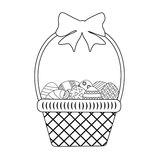 Easter Eggs coloring page