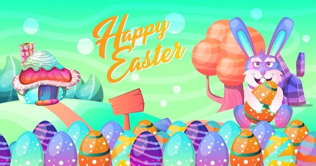 Easter greeting card 