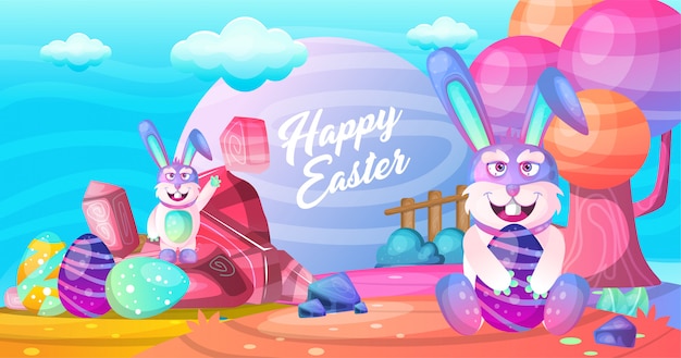 Easter greeting card