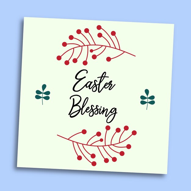 easter greetings illustration