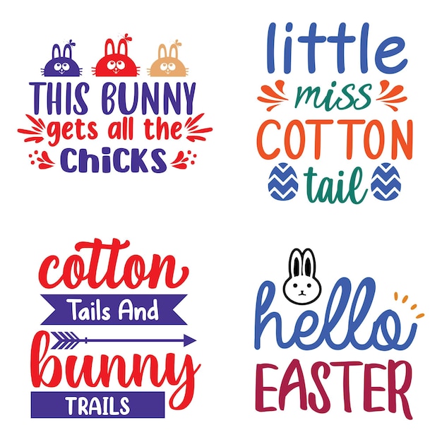 Easter Quotes Bundle Design