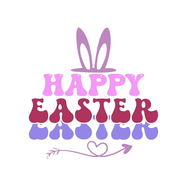 EASTER RETRO SVG DESIGN