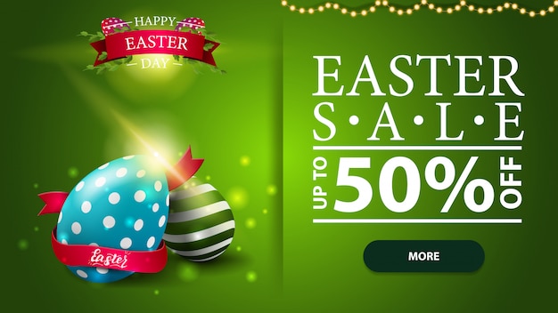 Easter sale banner 