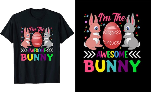 Vector easter sunday tshirt design happy easter tshirt design