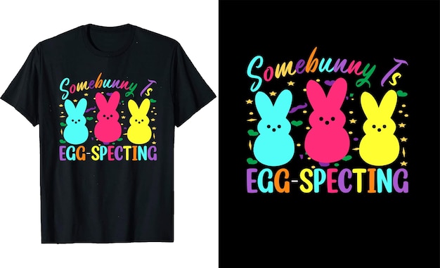 Vector easter sunday tshirt design happy easter tshirt design