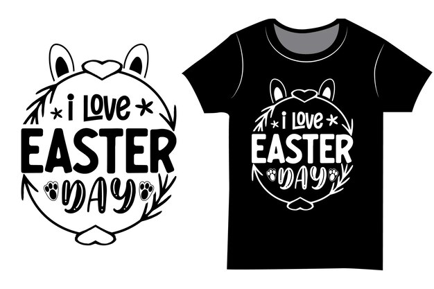 Vector easter svg t shirt design. gift t-shirt design for the family.