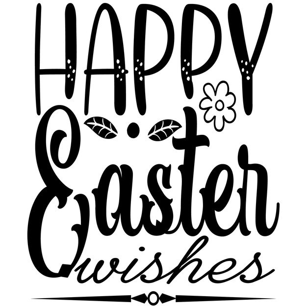 Easter typography tshirt design