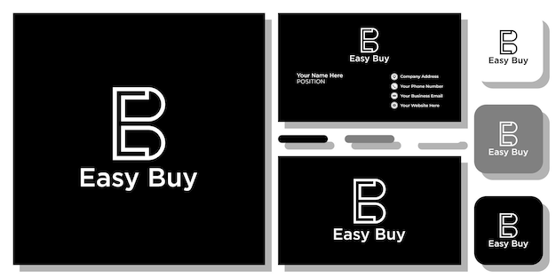 easy buy store retail sale order delivery with business card template